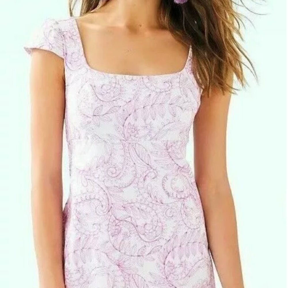 NWT Lilly Pulitzer Laurent Dress Purple Quartz Size 0